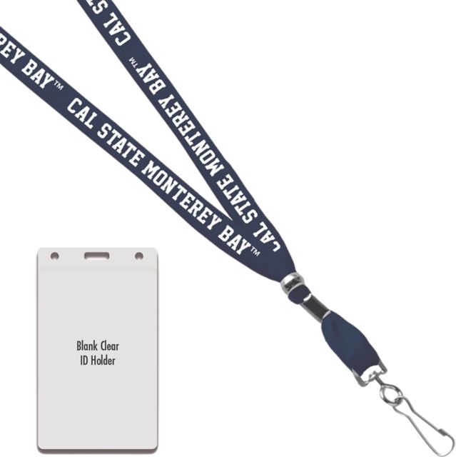 California State University Monterey Bay Card Dispenser Lanyard