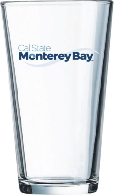 California State University Monterey Bay 16 oz. Glass