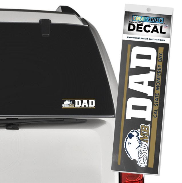 California State University Monterey Bay Otters Dad Decal