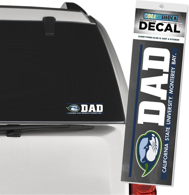 California State University Monterey Bay Dad Decal