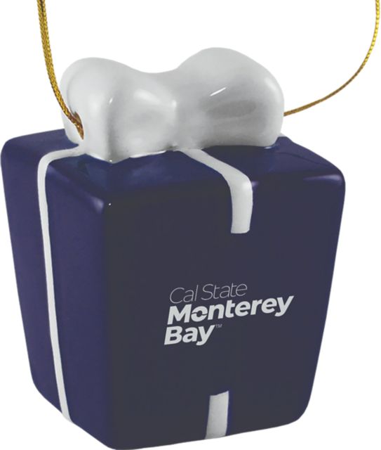 California State University Monterey Bay Otters Present Ornament