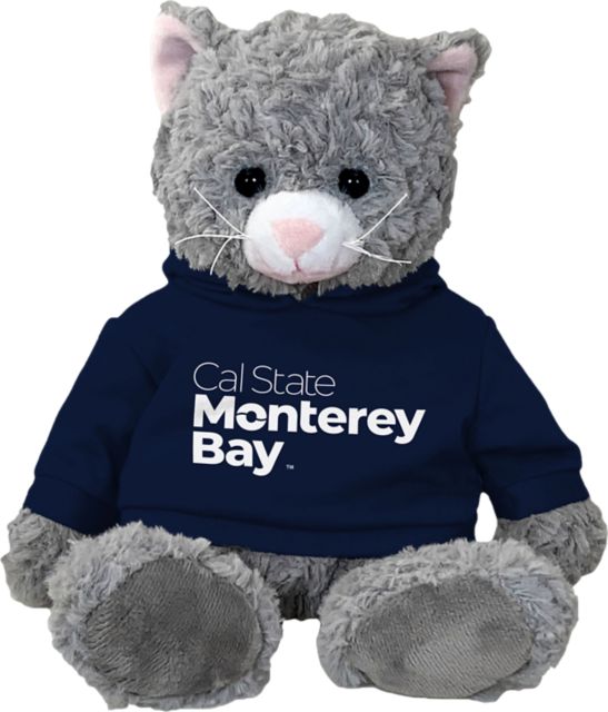 California State University Monterey Bay Plush Animal with Hoodie
