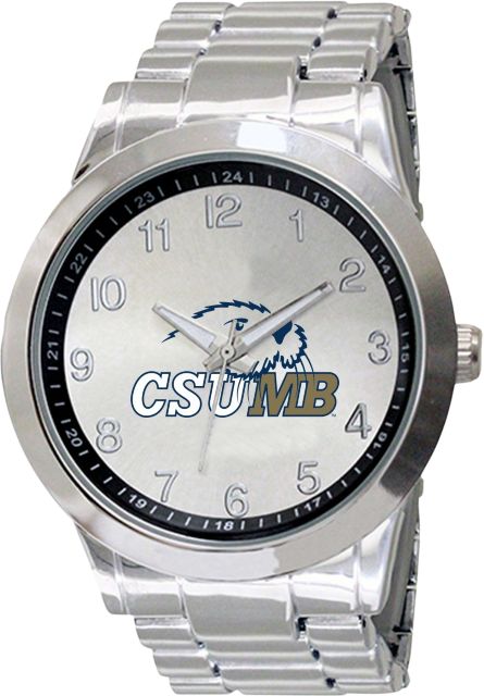 California State University Monterey Bay 44mm Men's Stainless Steel Watch