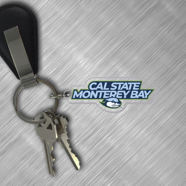 California State University Monterey Bay Otters Acrylic Laser Cut Keychain