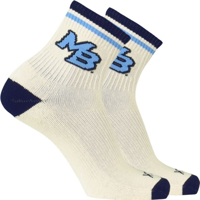 California State University Monterey Bay Vintage Quarter Crew Socks