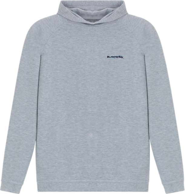 California State University Monterey Bay Waffle Hooded Long Sleeve T-Shirt