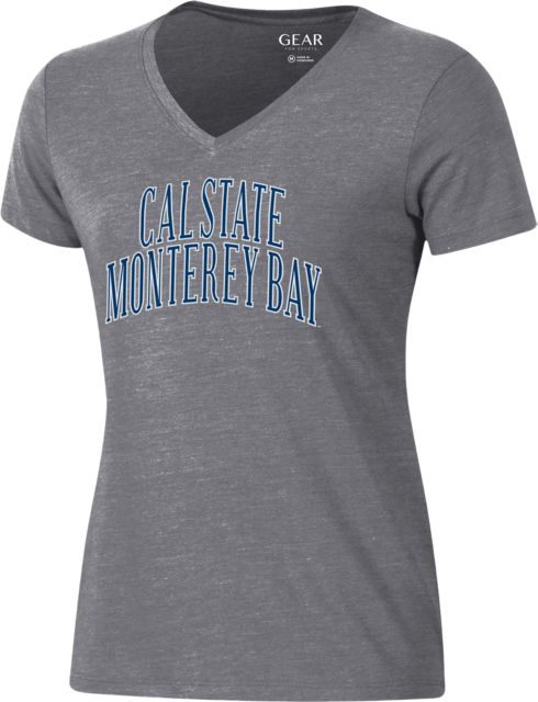 California State University Monterey Bay Women's V-Neck Short Sleeve T-Shirt