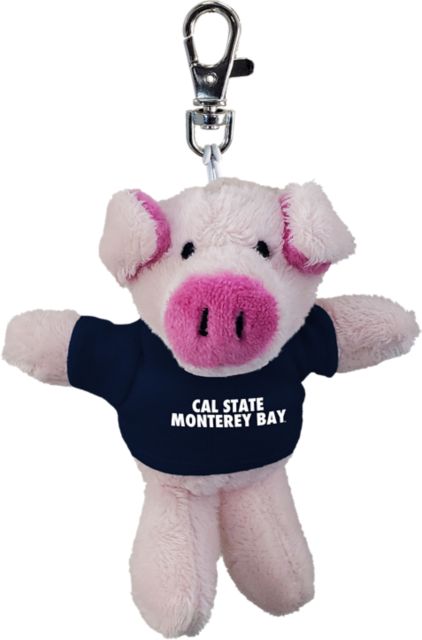 California State University Monterey Bay Plush Keychain