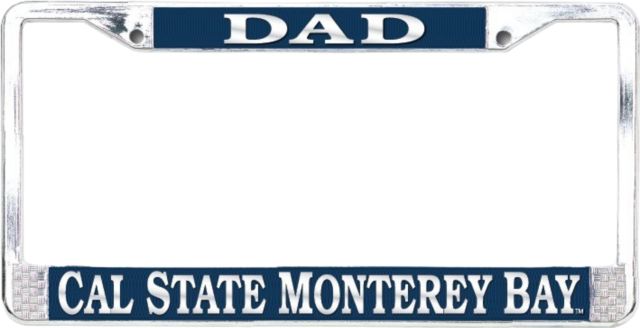 California State University Monterey Bay Dad License Plate Frame