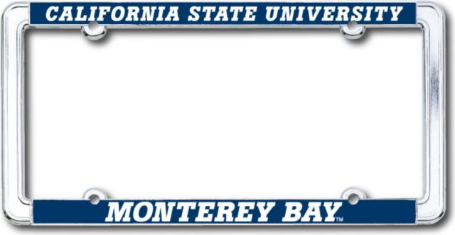California State University Monterey Bay Thin Dome License Plate Frame