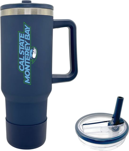 California State University Monterey Bay 40 oz. Tumbler with Straw