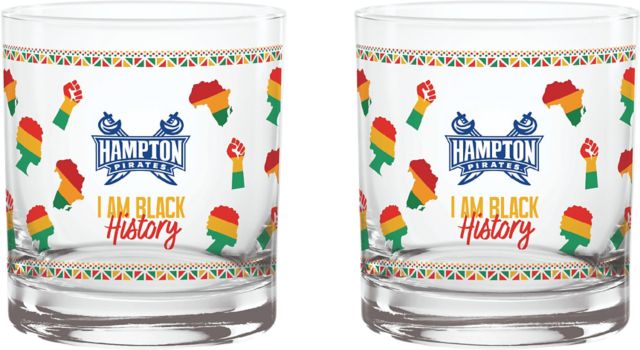 Hampton University 14 oz. Glass