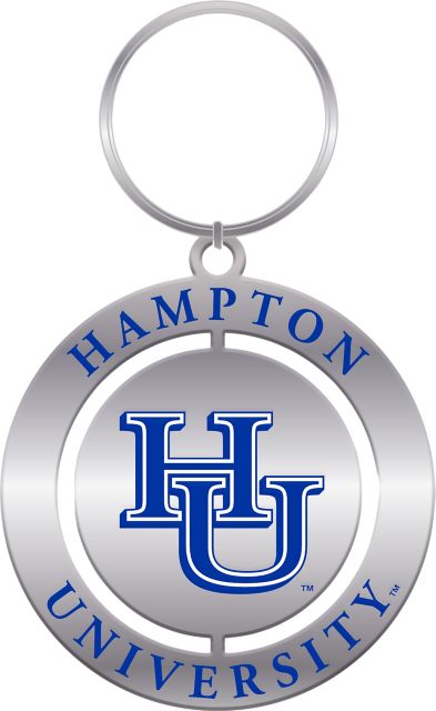 Hampton University Spinner Key Tag