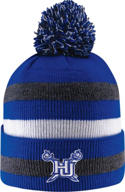 Hampton University Cuff Pom Knit Hat