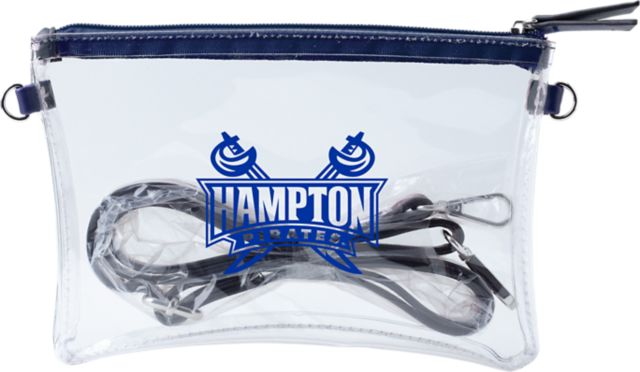 Hampton University Clear Crossbody Bag