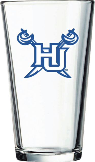 Hampton University 16 oz. Glass
