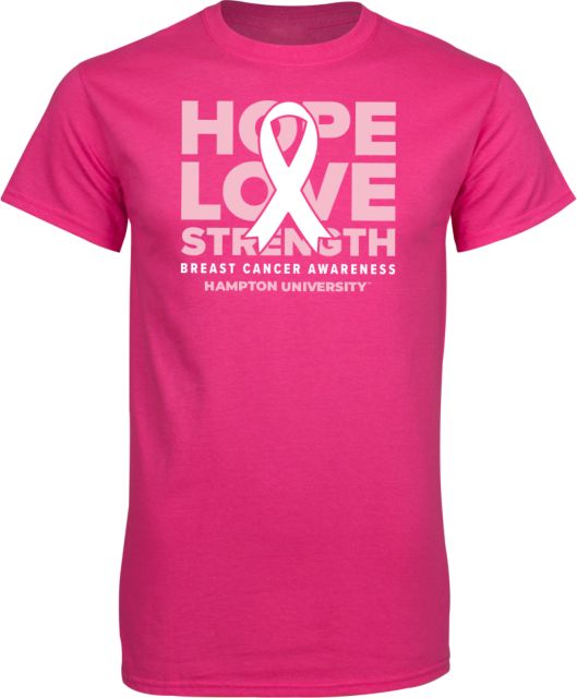 Hampton University Breast Cancer Awareness Short Sleeve T-Shirt