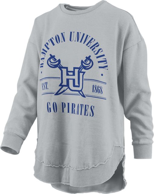 Hampton University Women's Oversized Crewneck Sweatshirt