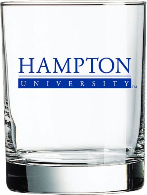 Hampton University Double Old Fashioned 14 oz. Glass