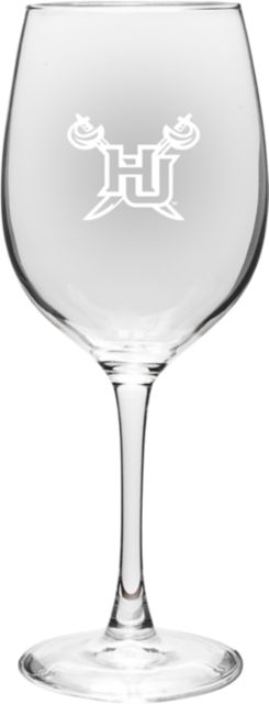 Hampton University 16 oz. Wine Glass