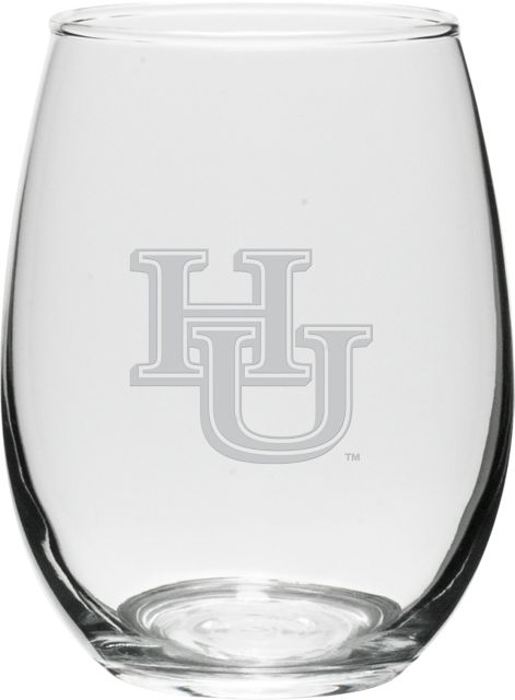 Hampton University 15 oz. Stemless Wine Glass