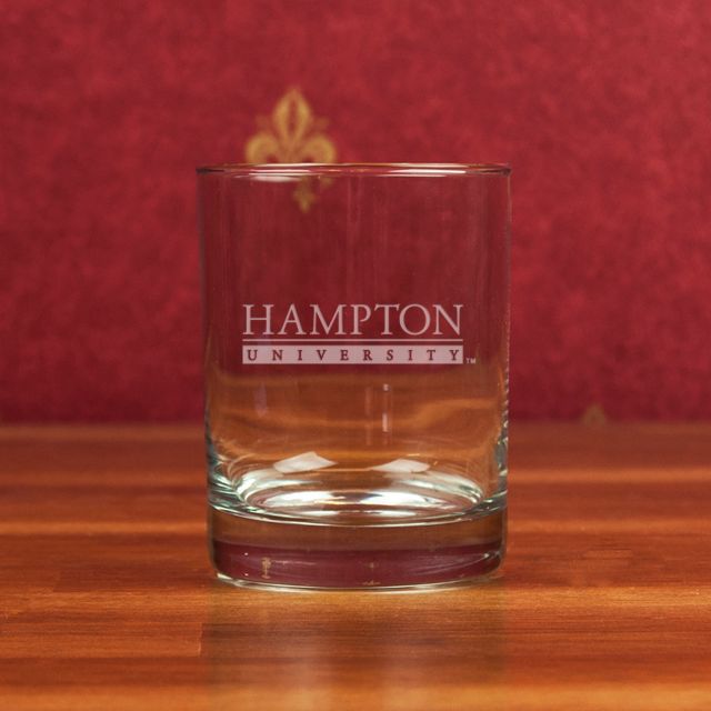 Hampton University 14 oz. Glass