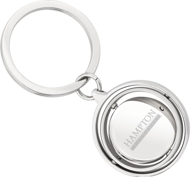 Hampton University Gimball Keychain