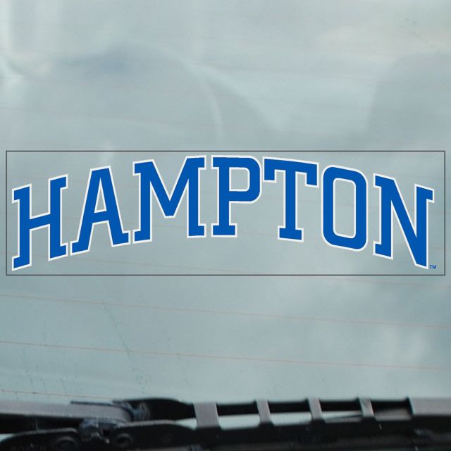Hampton University Cling Decal