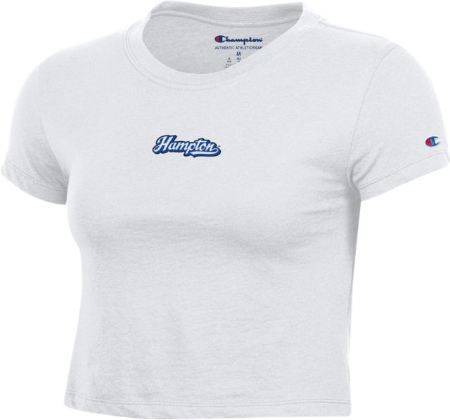 Hampton University Women's Cropped Short Sleeve T-Shirt