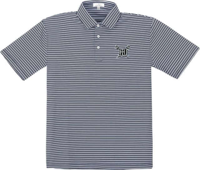 Hampton University Performance Stripe Polo