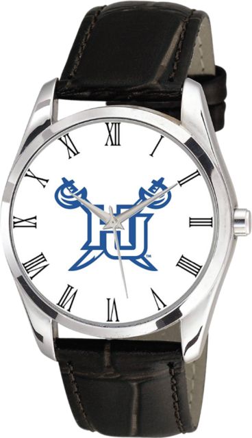 Hampton University 36mm Men's Leather Watch