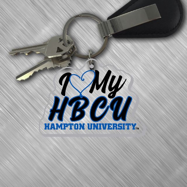 Hampton University HBCU Virginia Pirates NCAA Car Keys ID
