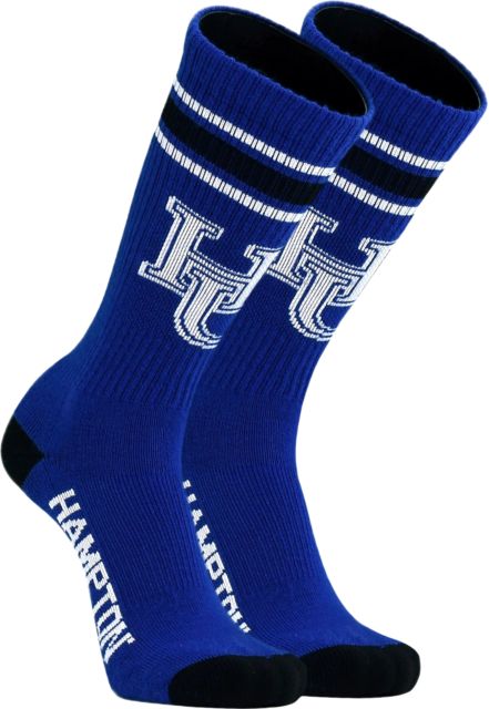 Hampton University Crew Socks