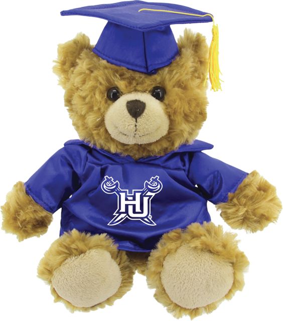 Hampton University 12'' Graduation Bear