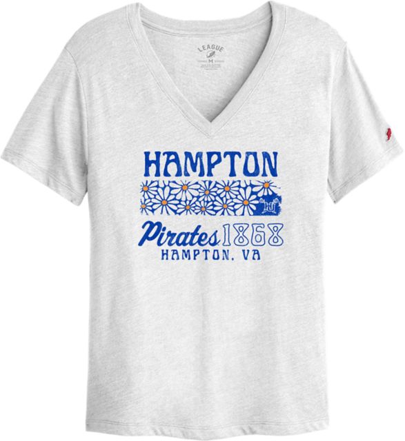 Hampton University Women's V-Neck Short Sleeve T-Shirt