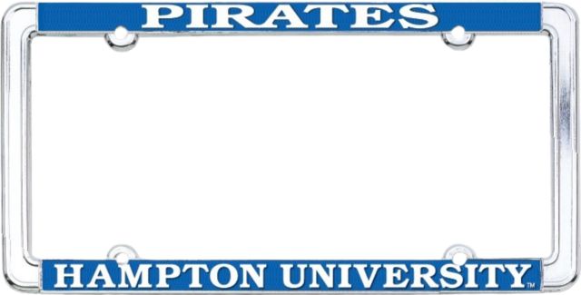 Hampton University Thin Rim License Plate Frame