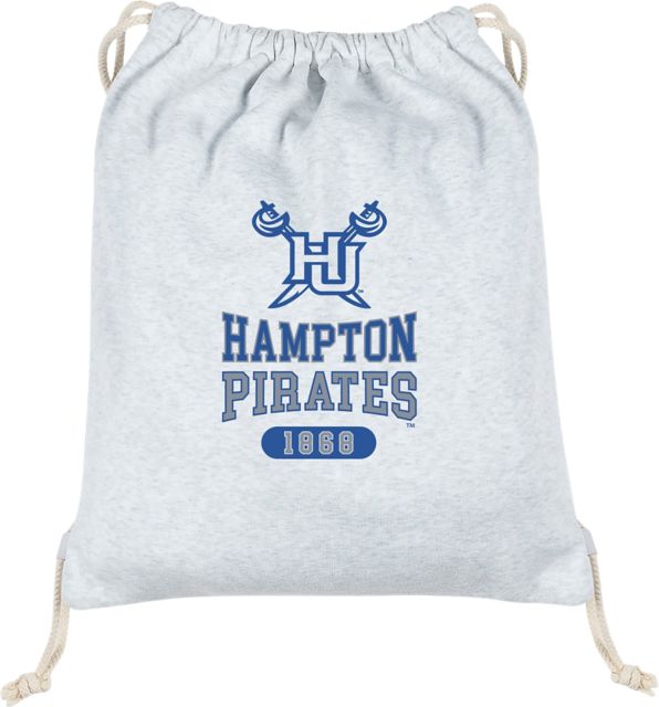 Hampton University Sweatshirt Drawstring Bag