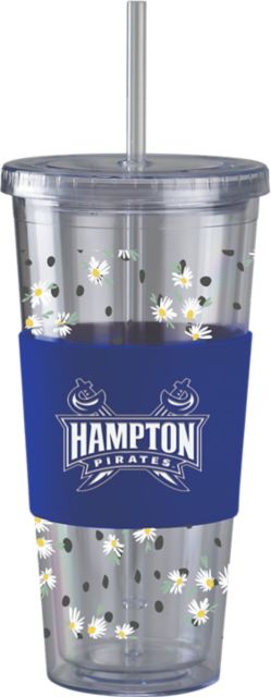 Hampton University Acrylic Tumbler with Straw
