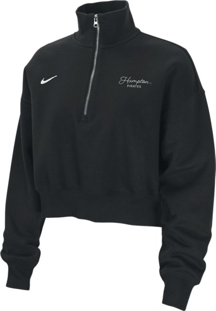 Hampton University Women's Phoenix Cropped 1/4 Zip