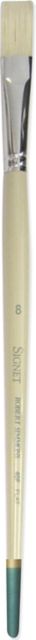 SIGNET BRISTLE BRUSH FLAT 8 LONG HANDLE