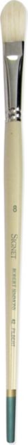 SIGNET BRISTLE BRUSH FILBERT 8 LONG HANDLE