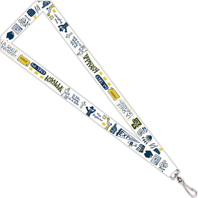 La Salle University Julia Gash 3-4'' Satin Lanyard