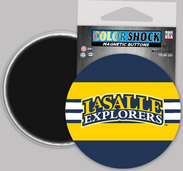 La Salle University 3" Button Magnet