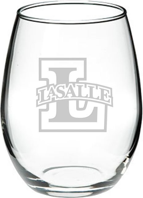 La Salle University 21 oz. Stemless Wine Glass