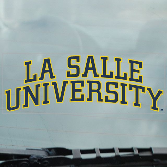 La Salle University Cling Decal