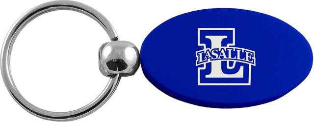 La Salle University Oval Keychain