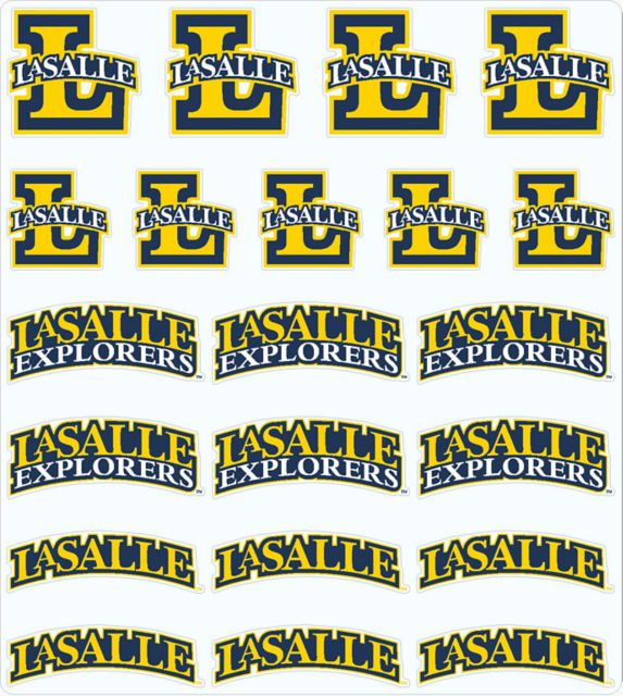 La Salle University Explorers Sticker Sheet