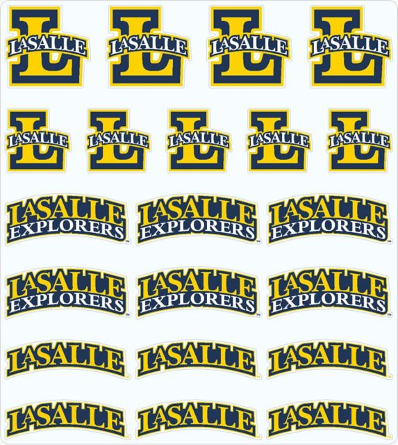La Salle University Explorers Sticker Sheet