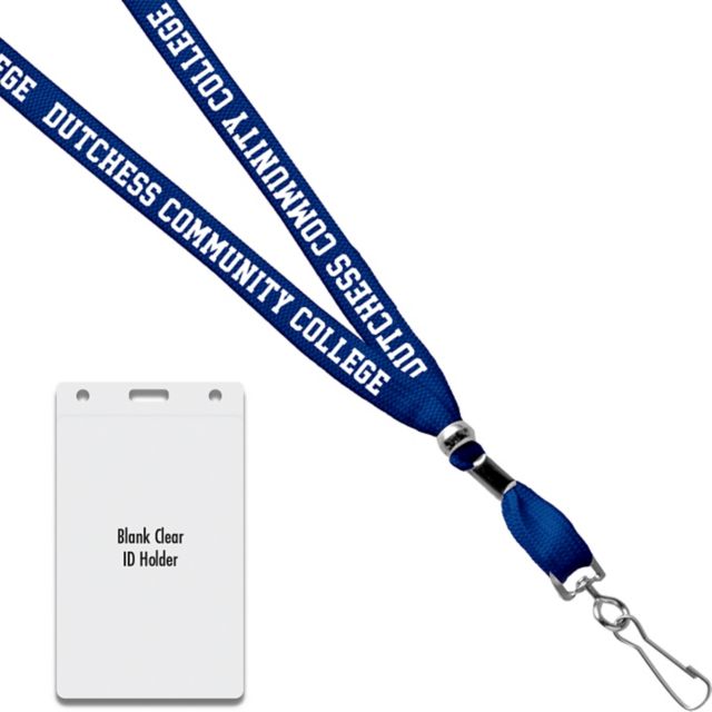 Dutchess Community College Card Dispenser Lanyard