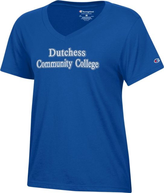 Dutchess Community College Women's V-Neck Short Sleeve T-Shirt
